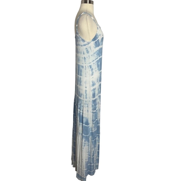 Anthropologie Opt blue tie dye maxi dress - Picture 6 of 8